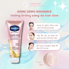 Sữa Dưỡng Thể Vaseline Gluta-HYA 10X Dưỡng Trắng Mờ Thâm Serum Burst Lotion Thái Lan