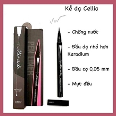 Bút Kẻ Mắt Dạ Cellio Không Lem Trôi Miracle Waterproof Pen Liner