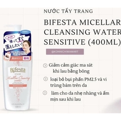 Nước Tẩy Trang Bifesta Micellar Cleansing Water -  XANH TRẮNG DA Chai 400ml