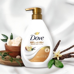 Sữa Tắm Dove Sáng Da Dưỡng Ẩm  Mịn Màng Thơm Lâu Nhật Bản 470g