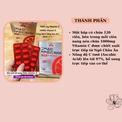 Viên Uống Eundan Vitamin C 1000mg Sáng Da Tăng Sức Đề Kháng Hàn Quốc 120 Viên