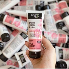 Tẩy TBC Mặt Organic Shop Face Scrub- HỒNG SAKURA Tuýp 75ml