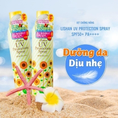 Xịt Chống Nắng Hữu Cơ Lishan UV Protection Spray SPF50+ PA++++ Nhật Bản