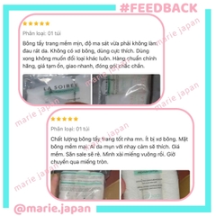 Bông Tẩy Trang La Soirée Premium Cotton Pads 100% Cotton Tự Nhiên Siêu Mềm Mịn Không Xơ Bông