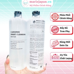 Nước Tẩy Trang Caryophy Sạch Sâu Giảm Mụn Da Nhạy Cảm Smart Cleansing Water Hàn Quốc 500ml