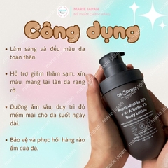 Sữa Dưỡng Thể DrCeutics 10% Niacinamide Dưỡng Ẩm Sáng Da Chai 200g