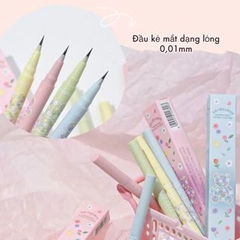 Bút Kẻ Mắt 2 Đầu GOGO TALES Garden Bear GT408 Chống Nước