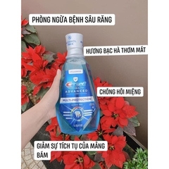 Nước Súc Miệng Crest Pro Trắng Răng  Thơm Miệng Advanced Complete Care Mỹ 1000ml