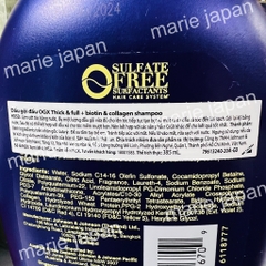 Set Dầu Gội Xả Biotin Chống Rụng Tóc Kích Thích Mọc Tóc USA - 385ml