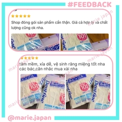 Tăm Chỉ Create Dental Floss & Picks Sạch Kẽ Răng Nhẹ Nhàng An Toàn Nhật Bản Túi 101 Cây