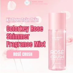 Xịt Thơm Toàn Thân Body Mist COLORKEY ROSÉ CRUSH Hương Thơm Lâu Ngọt Ngào Tươi Mới 100ml