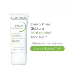 Kem Dưỡng Bioderma Xanh Sebium Mat Control Tuýp 30ml