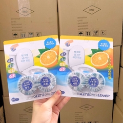 Set 2 Viên Thả Bồn Cầu BND Hương Cam Diệt Khuẩn Tẩy Sạch Vết Bám Thơm Mát Nhật Bản 50g