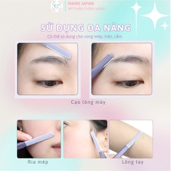 Dao Cạo Lông Mày Amortals Nhỏ Gọn Tiện Lơi An Toàn Cho Da Không Gỉ