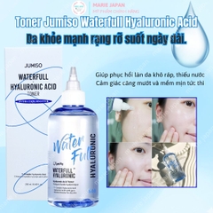 Nước Hoa Hồng Jumiso Dưỡng Ẩm Sâu Dịu Nhẹ Căng Bóng Mềm Mại Da Waterfull Hyaluronic Acid Hàn Quốc 250ml