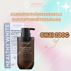 Sữa Dưỡng Thể DrCeutics 10% Niacinamide Dưỡng Ẩm Sáng Da Chai 200g