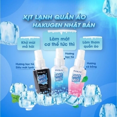 Xịt Lạnh Quần Áo Hakugen Earth Ice Non Siêu Mát Lạnh Khử Mùi Hôi Nhật Bản 100ml