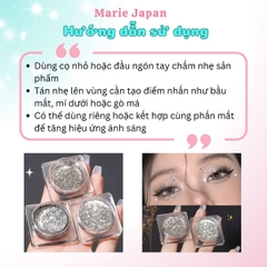 Nhũ Mắt Dạng Gel Wodwod Shining Gel W1052 Lấp Lánh Không Thấm Nước Lâu Trôi Hũ 5G