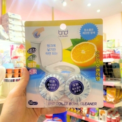 Set 2 Viên Thả Bồn Cầu BND Hương Cam Diệt Khuẩn Tẩy Sạch Vết Bám Thơm Mát Nhật Bản 50g