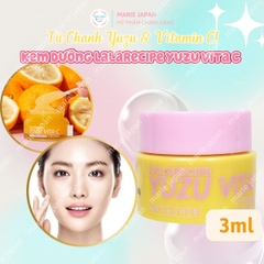 Kem Dưỡng Da Lalarecipe Yuzu Vita C Sáng Da Mờ Nếp Nhăn Chống Lão Hóa Hàn Quốc 3ml