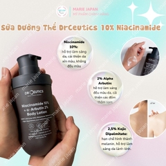 Sữa Dưỡng Thể DrCeutics 10% Niacinamide Dưỡng Ẩm Sáng Da Chai 200g