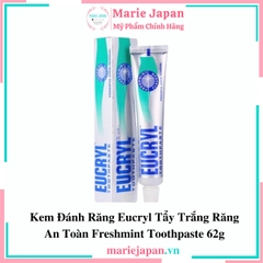 Kem đánh răng Eucryl Freshmint Toothpaste Tuýp 62g