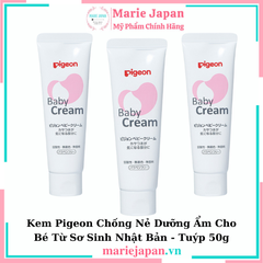 Kem Pigeon Chống Nẻ Dưỡng Ẩm Cho Bé Từ Sơ Sinh Nhật Bản - Tuýp 50g