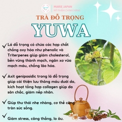 Trà Lá Đỗ Trọng Yuwa Nhật Bản Hộp 20 Gói