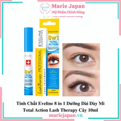 Serum Dưỡng Mi Eveline 8 in 1 Total Action Lash Therapy Cây 10ml