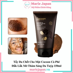 Tẩy TBC Mặt Cocoon Cà Phê Đắk Lắsk Tuýp 150ml