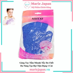 Găng Tay Tắm Mizuki Tẩy Da Chết Đa Năng Tạo Bọt Tiện Dụng 1 Cái