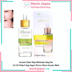 Serum Giảm Mụn Bielenda Sáng Da Se Lỗ Chân Lông Super Power Mezo Serum 30ml