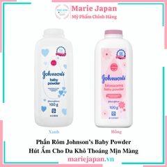 Phấn Rôm Johnsons Baby Powder - XANH ORIGINAL Chai 200g