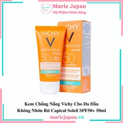 Kem Chống Nắng Vichy Cho Da Dầu Không Nhờn Rít Capical Soleil SPF50+ 50ml