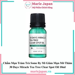 Chấm Mụn Tràm Trà Some By Mi Giảm Mụn Mờ Thâm 30 Days Miracle Tea Tree Clear Spot Oil - 10ml