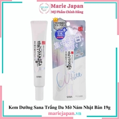 Kem Dưỡng Sana Trắng Da Mờ Nám Nhật Bản 19g