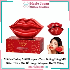 Mặt Nạ Dưỡng Môi Bioaqua - Zozu Dưỡng Hồng Môi Giảm Thâm Môi Bổ Sung Collagen - Hủ 20 miếng