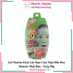 Gel Matcha Pack Lột Mụn Cám Mụn Đầu Đen Materic Nhật Bản - Tuýp 90g