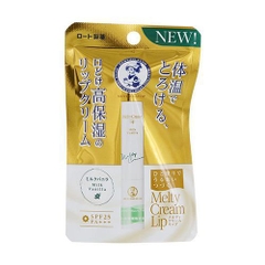 Son Dưỡng Rohto Melty Cream Lip SPF25 - KHÔNG MÙI Thỏi 2.4g