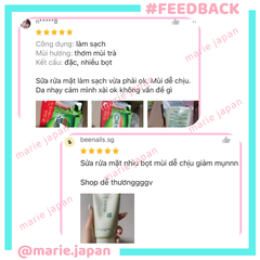 SRM Rohto Shirochasou Green Tea Foam Tuýp 120g