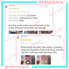 Sữa Dưỡng Thể Vaseline Gluta-HYA 10X Dưỡng Trắng Mờ Thâm Serum Burst Lotion Thái Lan