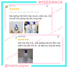 Dưỡng Thể Hatomugi The Body Milk Ban Đêm - XANH ĐẬM TRUYỀN THỐNG Chai 400ml