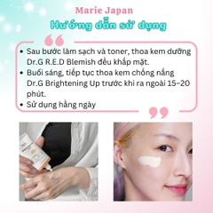 Set Kem Dưỡng Dr.G R.E.D Blemish 70ml + Kem Chống Nắng Cam Brightening Up 20ml Dưỡng Ẩm Phục Hồi & Bảo Vệ Da Toàn Diện