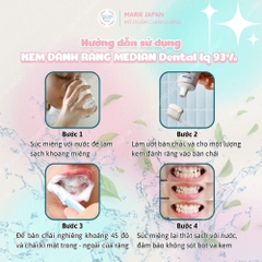 Kem Đánh Răng Median Dental IQ 93% - TRẮNG TRẮNG RĂNG Tuýp 120g