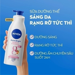 Dưỡng Thể Nivea 8 Siêu Dưỡng Trắng Mềm Mịn Da Extra Bright 40X Vitamin C