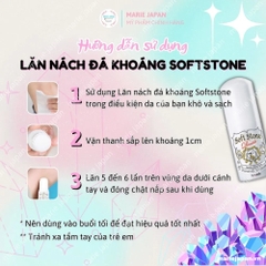 Lăn Khử Mùi Soft Stone Deonatulle Đá Khoáng