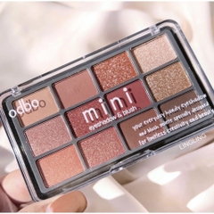 Bảng Phấn Mắt 12 Ô + Má 2 Tầng Odbo Bền Màu Lấp Lánh Mini Eyeshadow & Blush