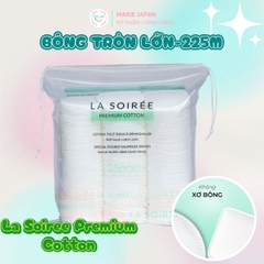 Bông Tẩy Trang La Soirée Premium Cotton Pads 100% Cotton Tự Nhiên Siêu Mềm Mịn Không Xơ Bông