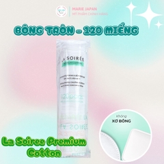 Bông Tẩy Trang La Soirée Premium Cotton Pads 100% Cotton Tự Nhiên Siêu Mềm Mịn Không Xơ Bông