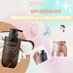 Sữa Dưỡng Thể DrCeutics 10% Niacinamide Dưỡng Ẩm Sáng Da Chai 200g
